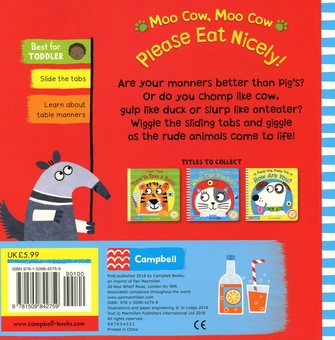 Бумажная книга «Moo Cow, Moo Cow, Please Eat Nicely!» - фото №2 - миниатюра