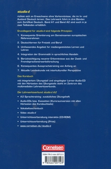 Бумажная книга «Studio d A2. Deutsch als Fremdsprache. Kurs- und Ubungsbuch (+ CD)», авторов Герман Функ, Кристина Кун, Силке Демме - фото №2 - миниатюра