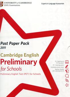 Бумажная книга «Cambridge English Preliminary for Schools. Past Paper Pack 2011 (PET) (+ CD-ROM)» - фото №1 - миниатюра
