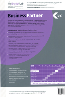 Бумажная книга «Business Partner B2. Teacher's Resource Book with MyEnglishLab», автор Ирэн Баррел - фото №2 - миниатюра