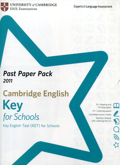 Бумажная книга «Cambridge English Key for Schools. Past Paper Pack 2011 (KET) (+ CD-ROM)» - фото №1 - миниатюра