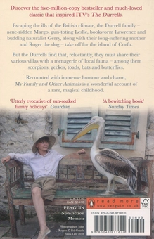 Паперова книга «My Family and Other Animals», автор Джеральд Даррелл - фото №2 - мініатюра