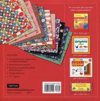 Бумажная книга «Origami Paper - Traditional Japanese Designs - Large 8 1/4": - 49 Sheets (Tuttle Origami Paper)» - фото №2 - миниатюра
