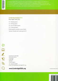Бумажная книга «Cambridge English First Certificate in English. Past Paper Pack 2011 (FCE) (+ CD-ROM)» - фото №2 - миниатюра
