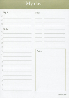  «Отрывной блок Hod.brand My day To do (30030000058)», бренда Hod.brand - фото №1 - миниатюра