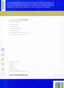 Паперова книга «Cambridge English Proficiency. Past Paper Pack 2011 (CPE) (+CD-ROM)» - фото №2 - мініатюра