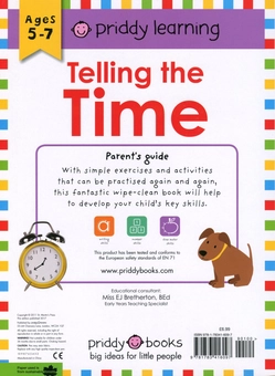 Бумажная книга «Telling the Time: Wipe Clean Workbooks», автор Роджер Придди - фото №2 - миниатюра