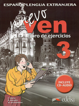 Бумажная книга «Nuevo Ven: Libro del Ejercicios: Nivel 3 (+ CD)», авторов Мигель де Унамуно, Фернандо Марин Аррес, Рейес Моралес - фото №1 - миниатюра