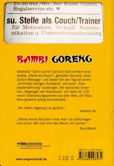 Бумажная книга «Langenscheidt Bambi Goreng - Übelsetzungen: Noch mehr Sprachpannen aus aller Welt» - фото №2 - миниатюра