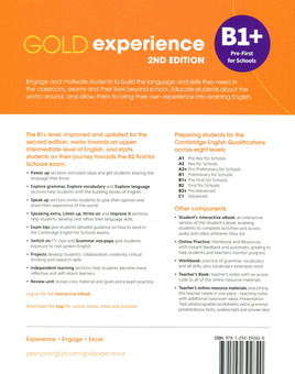 Паперова книга «Gold Experience Second Edition B1+ Student's Book and Interactive eBook with Digital Resources & App», авторів Меган Родерік, Фіона Беддал - фото №2 - мініатюра