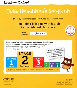 Бумажная книга «Julia Donaldson’s Songbirds Collection. Stage 1-4», автор Джулия Дональдсон - фото №24 - миниатюра