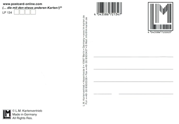 «Стерео листівка Kartenvertrieb Dancing Skeleton Anatomical», бренду LM Kartenvertrieb - фото №2 - мініатюра
