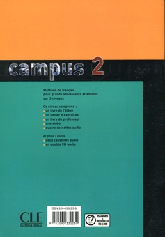 Бумажная книга «Campus 2 Test Booklet (French Edition)», автор Джеки Жирарде - фото №2 - миниатюра