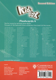 Бумажная книга «Kid's Box 4 Flashcards. Second Edition (Pack of 103 cards)», авторов Кэролайн Никсон, Майкл Томлинсон - фото №2 - миниатюра