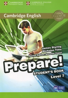 Бумажная книга «Cambridge English Prepare! Level 7. Student's Book», авторов Джеймс Стайринг, Николас Тимс - фото №1 - миниатюра