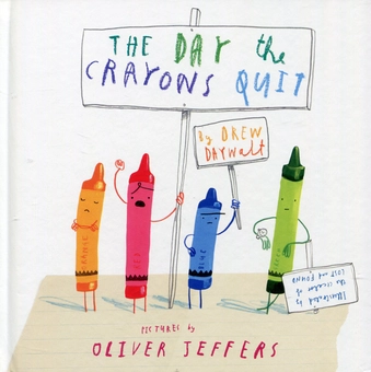 Паперова книга «The Day the Crayons Quit», автор Дрю Дейуолт - фото №1 - мініатюра