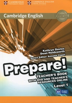Паперова книга «Cambridge English Prepare! Level 1. Teacher's Book (+ DVD-ROM)», авторів Дін Холдсворт, Кетрін Девіс - фото №1 - мініатюра