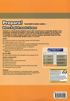 Паперова книга «Cambridge English Prepare! Level 1. Teacher's Book (+ DVD-ROM)», авторів Дін Холдсворт, Кетрін Девіс - фото №2 - мініатюра