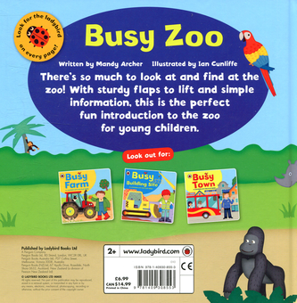 Бумажная книга «Busy Zoo. A Ladybird lift-the-flap book» - фото №2 - миниатюра