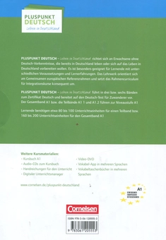 Бумажная книга «Pluspunkt Deutsch A1. Leben in Deutschland. Arbeitbuch Gesamtband (+ CD)» - фото №2 - миниатюра