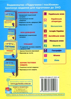 Бумажная книга «Географія. Міні-довідник для підготовки до зовнішнього незалежного оцінювання. ЗНО», автор Андрей Кузишин - фото №2 - миниатюра