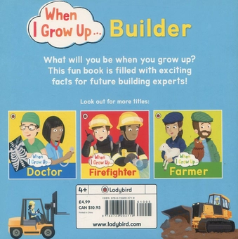 Паперова книга «When I Grow Up: Builder», автор Клер Хібберт - фото №2 - мініатюра