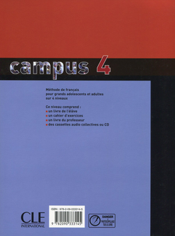 Паперова книга «Campus 4 Methode de Francais. Livre de l'eleve», авторів Жанін Куртійон, Крістін Гійо-Клемен - фото №2 - мініатюра