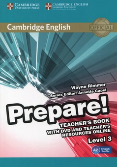 Бумажная книга «Cambridge English Prepare! Level 3. Teacher's Book (+ DVD-ROM)», автор Уайн Риммер - фото №1 - миниатюра