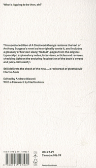 Бумажная книга «A Clockwork Orange», автор Энтони Берджесс - фото №2 - миниатюра