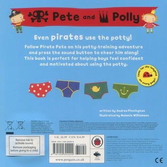 Бумажная книга «Pirate Pete's Potty», автор Андреа Пиннингтон - фото №2 - миниатюра