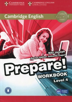 Бумажная книга «Cambridge English Prepare! Level 4. Workbook with Downloadable Audio», автор Ники Джозеф - фото №1 - миниатюра
