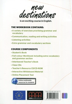 Паперова книга «New Destinations. Elementary A1. Workbook», авторів Естер Войджицкі, Марілені Малкогіанні - фото №2 - мініатюра