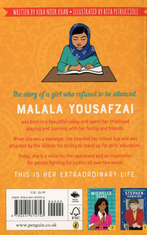 Паперова книга «The Extraordinary Life of Malala Yousafz», автор Хіба Нур Хан - фото №2 - мініатюра