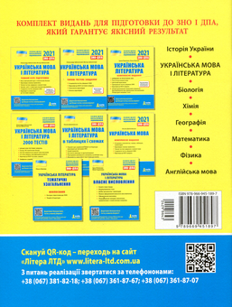 Paper book «Українська мова і література. Типові тестові завдання. Новий правопис. ЗНО 2021», authors Oleksandr Zabolotny, Viktor Zabolotnyi - фото №2 - миниатюра