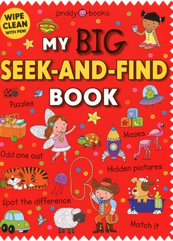 Бумажная книга «My Big Seek and Find Book: Wipe Clean Spiral» - фото №1 - миниатюра