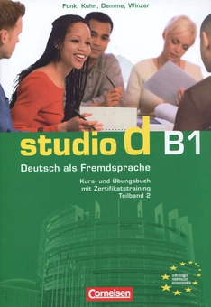 Бумажная книга «Studio d B1.2. Deutsch als Fremdsprache. Teilban 2. Kurs- und Ubungsbuch (+ CD, Zertifikatstraining)», авторов Герман Функ, Кристина Кун, Силке Демме, Бритта Винцер - фото №1 - миниатюра
