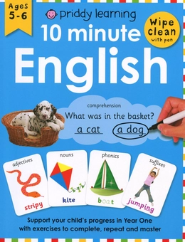 Бумажная книга «10 Minute English: Wipe Clean Workbooks», автор Роджер Придди - фото №1 - миниатюра