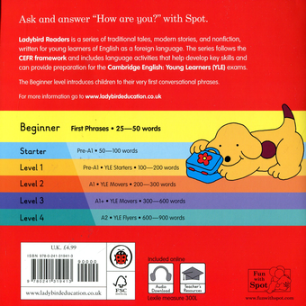 Паперова книга «How are you, Spot? - Ladybird Readers Beginner Level» - фото №2 - мініатюра