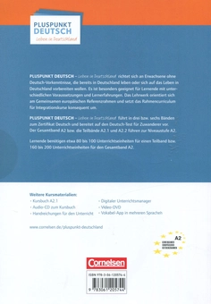 Паперова книга «Pluspunkt Deutsch A2.1. Leben in Deutschland. Teilband 1. Arbeitsbuch (+ CD)», авторів Фридеріке Джин, Іоахим Шоте - фото №2 - мініатюра