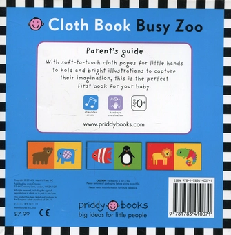 Паперова книга «Busy Zoo. Cloth Book» - фото №3 - мініатюра
