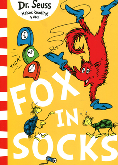 Паперова книга «Fox in Socks», автор Доктор Сьюз - фото №1 - мініатюра