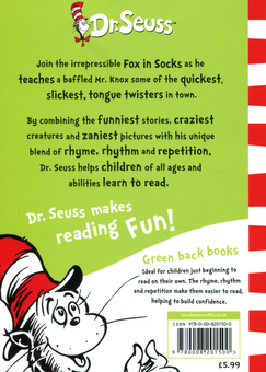Паперова книга «Fox in Socks», автор Доктор Сьюз - фото №2 - мініатюра