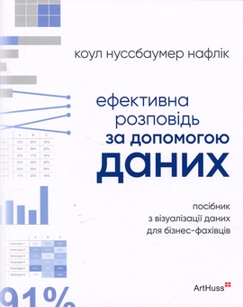 Паперова книга «Ефективна розповідь за допомогою даних», автор Коул Нуссбаумер Нафлік - фото №1 - мініатюра