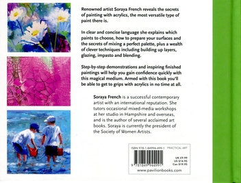 Бумажная книга «Learn Acrylics Quickly», автор Сорайя Френч - фото №2 - миниатюра
