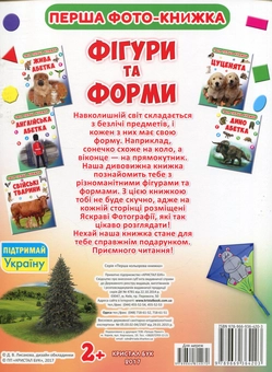 Паперова книга «Твоя перша книга. Фігури і форми» - фото №2 - мініатюра