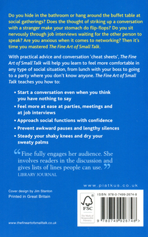 Паперова книга «The Fine Art of Small Talk. How to Start a Conversation in Any Situation», автор Дебра Файн - фото №2 - мініатюра