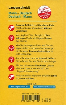 Паперова книга «Langenscheidt Mann - Deutsch / Deutsch - Mann», авторів Сусанна Фроліх, Констанц Клейс - фото №2 - мініатюра