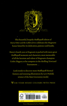 Паперова книга «Harry Potter and the Goblet of Fire (Hufflepuff Edition)», автор Джоан Ролінґ - фото №2 - мініатюра