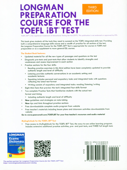 Бумажная книга «Longman Preparation Course for the TOEFL iBT Test (+MP3)», автор Дебора Филлипс - фото №2 - миниатюра