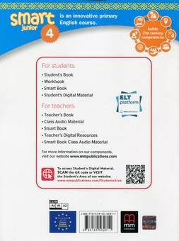 Паперова книга «Smart Junior 4. Workbook. For Ukraine», авторів Гарольд Квінтон Мітчелл, Марілені Малкогіанні - фото №2 - мініатюра